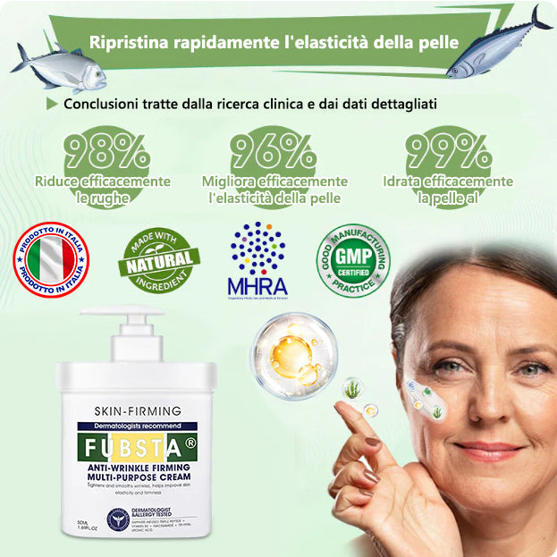 Ultimo Giorno di Sconto: 80% DI SCONTO 🫧 Crema Avanzata Fubsta® Rassodante e Anti-Rughe: Ripristina l’Elasticità della Pelle