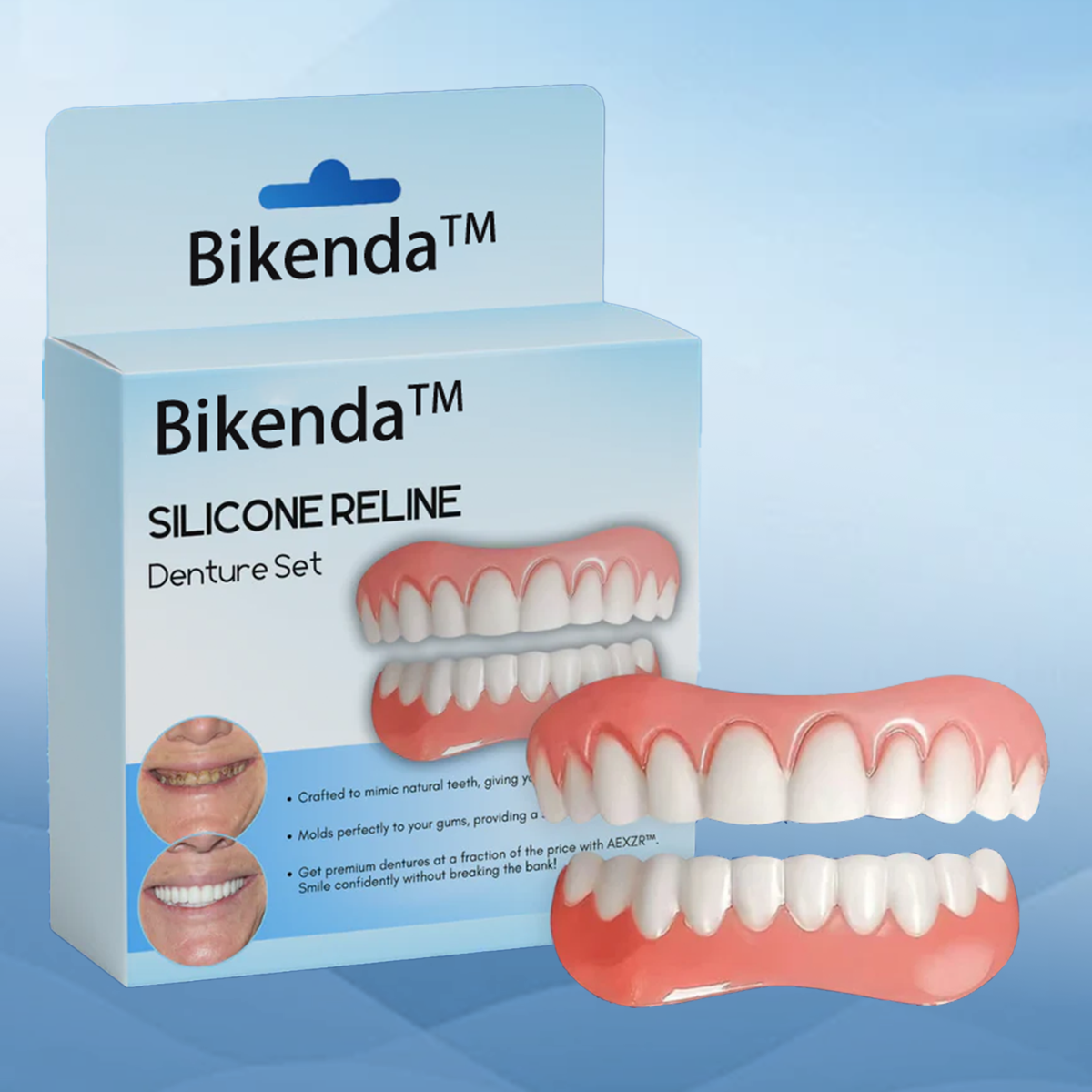 ✨Bikenda™ Silicone Reline Denture Set