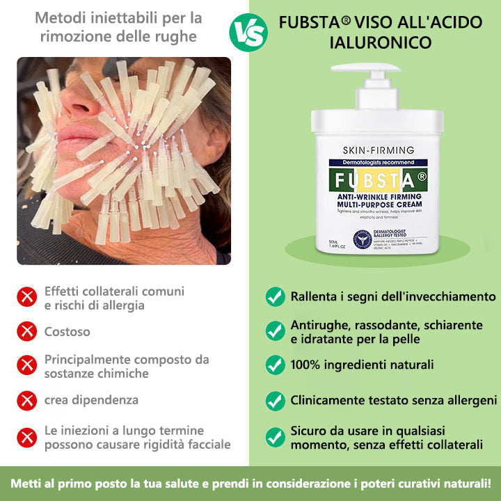 Ultimo Giorno di Sconto: 80% DI SCONTO 🫧 Crema Avanzata Fubsta® Rassodante e Anti-Rughe: Ripristina l’Elasticità della Pelle