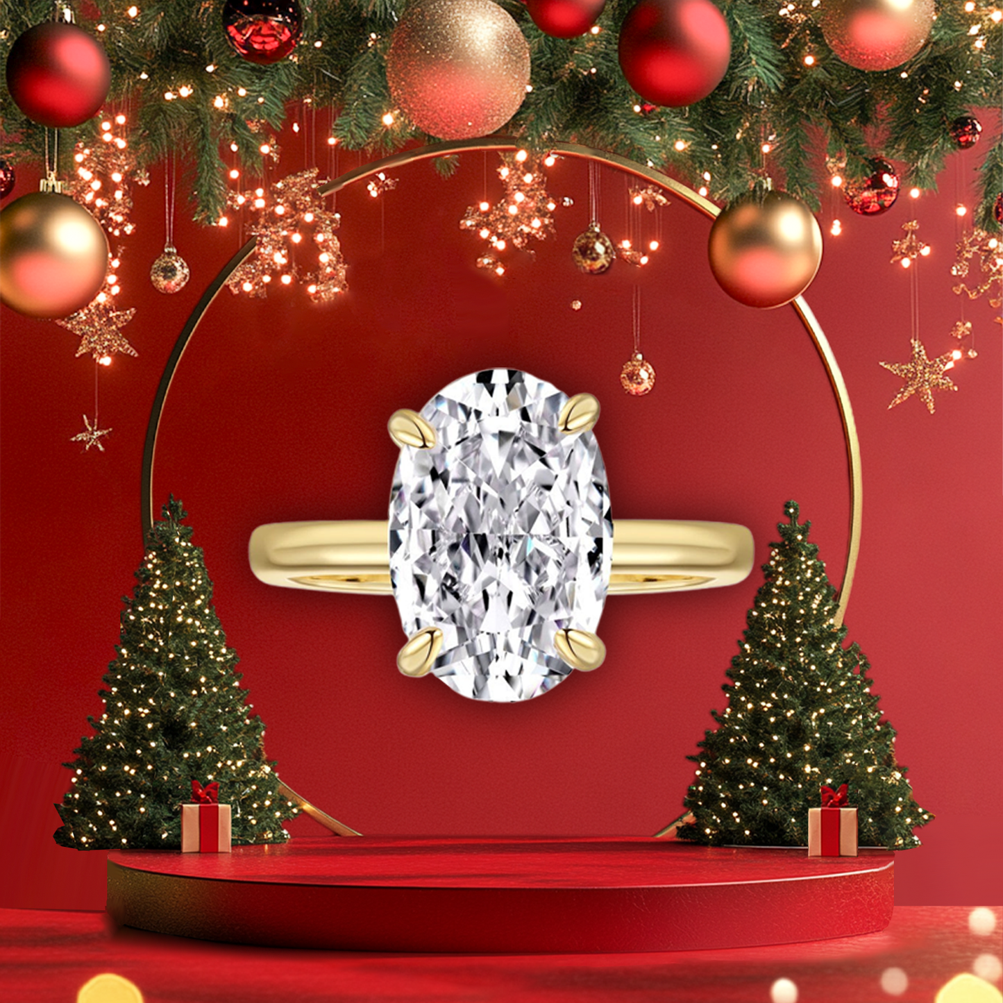 Prezzo scontato di Natale: -80 per cento🎄CZTICLE™ Anello di diamanti in Moissanite Magnetology🎁