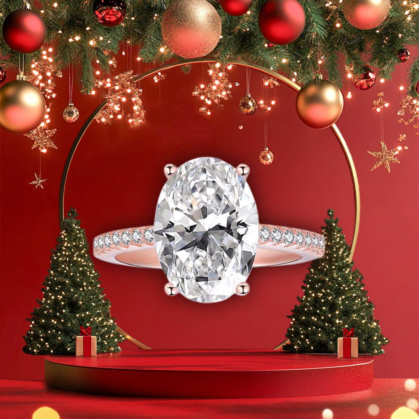 Prezzo scontato di Natale: -80 per cento🎄CZTICLE™ Anello di diamanti in Moissanite Magnetology🎁