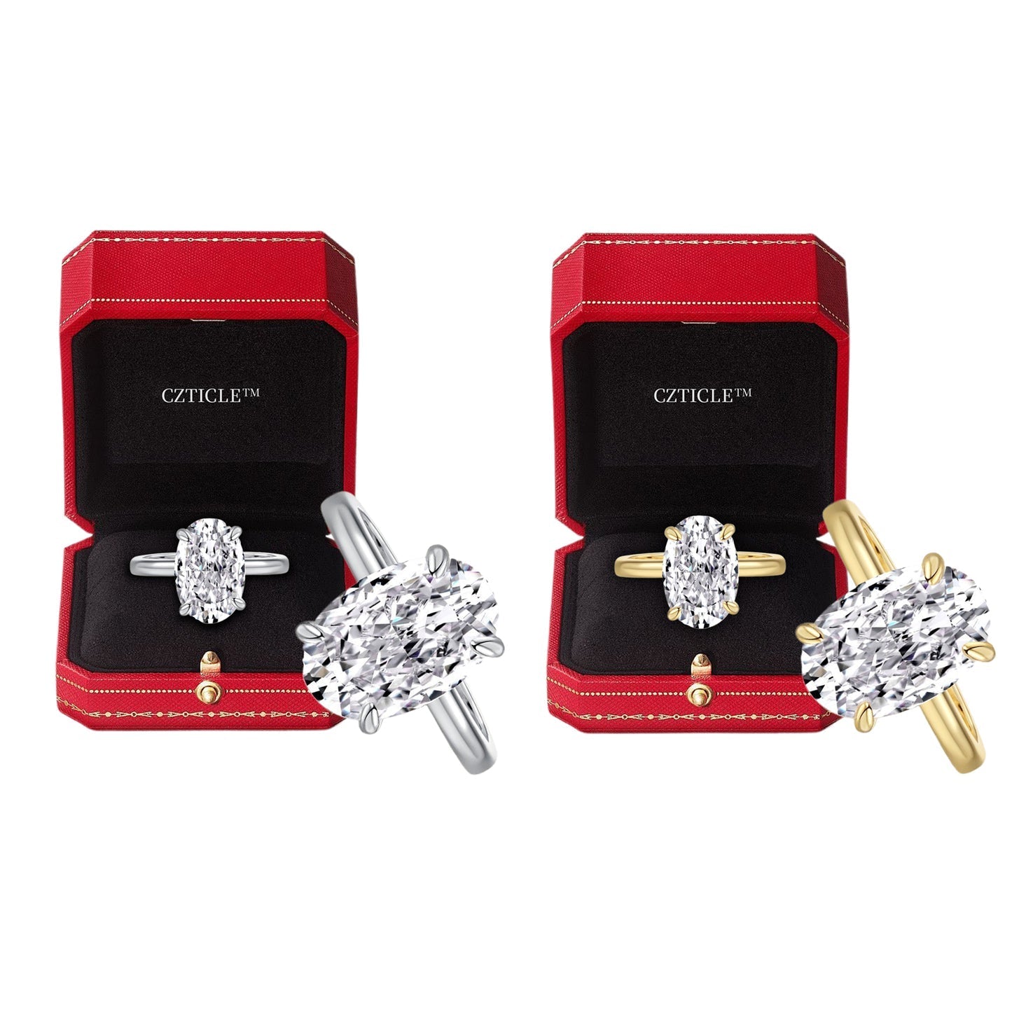 Prezzo scontato di Natale: -80 per cento🎄CZTICLE™ Anello di diamanti in Moissanite Magnetology🎁