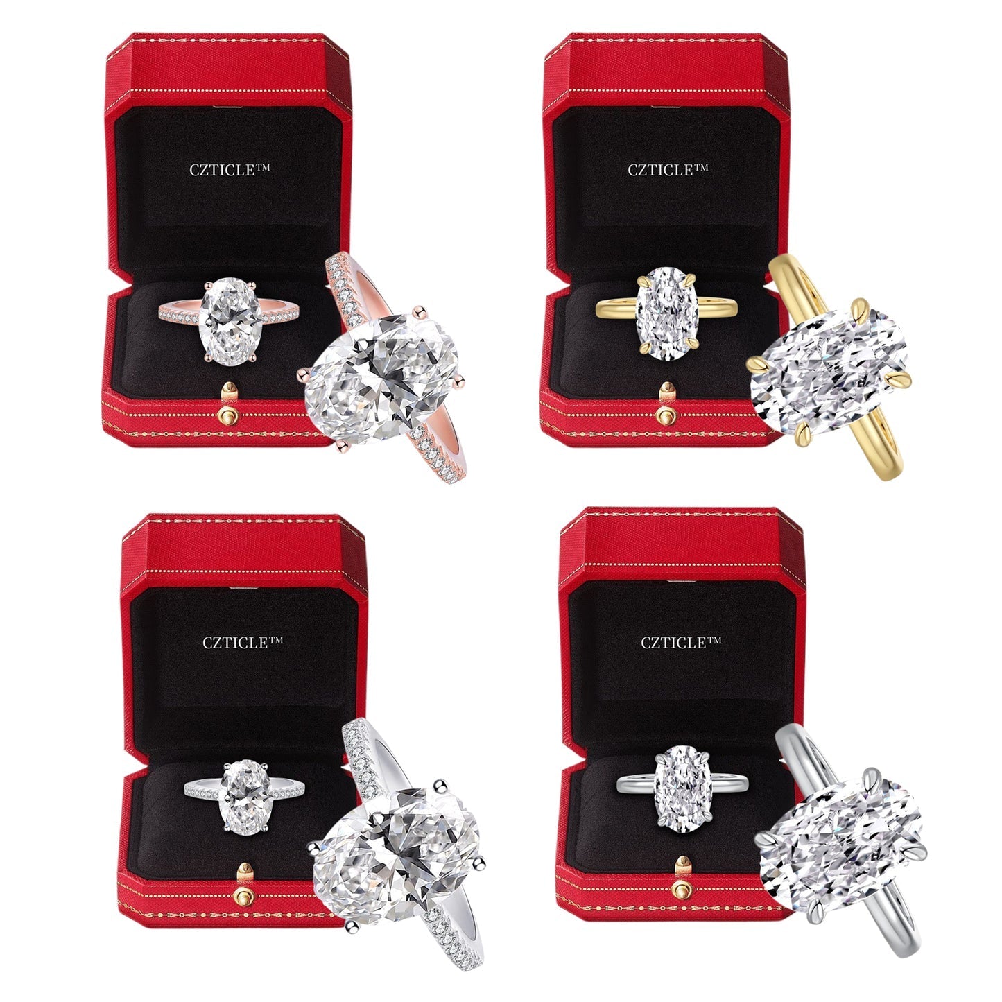 Prezzo scontato di Natale: -80 per cento🎄CZTICLE™ Anello di diamanti in Moissanite Magnetology🎁